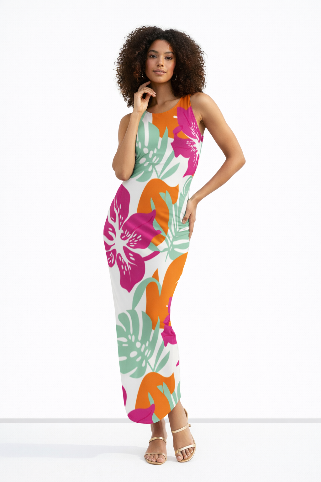 Punchy Petals - Bodycon Dress