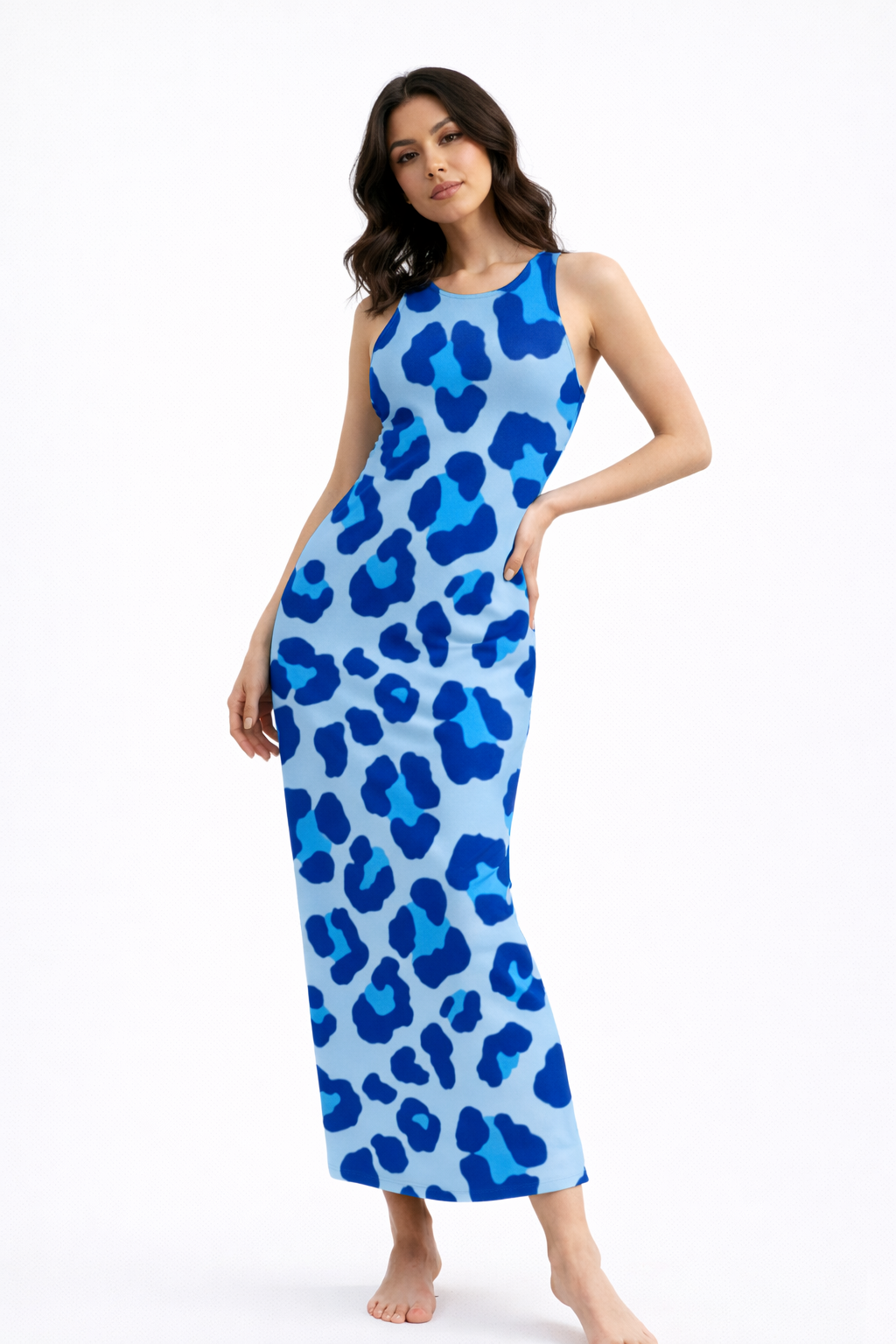 Sapphire Spotted - Bodycon Dress