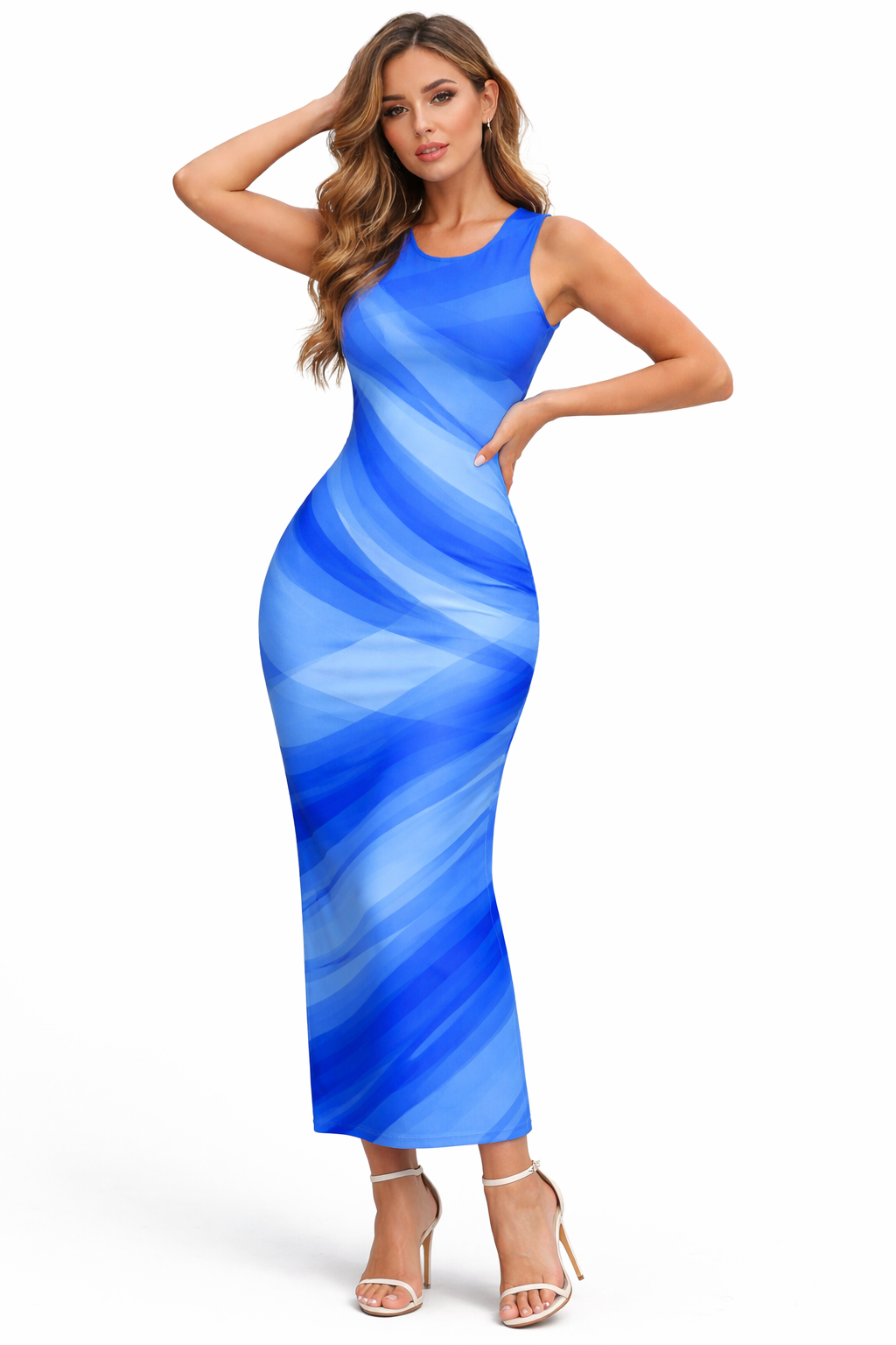 Blue Drift - Bodycon Dress