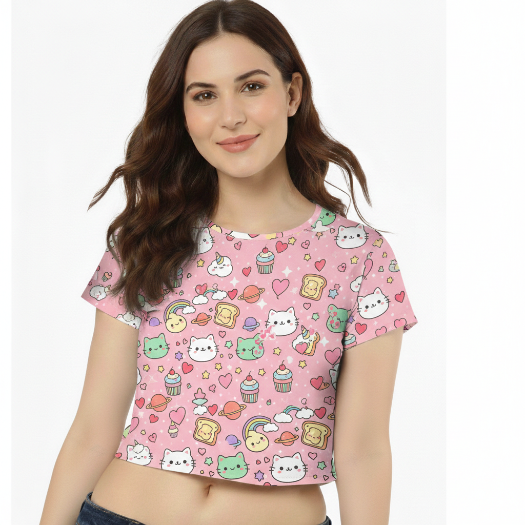 Sweetheart Sprinkles - Crop Top