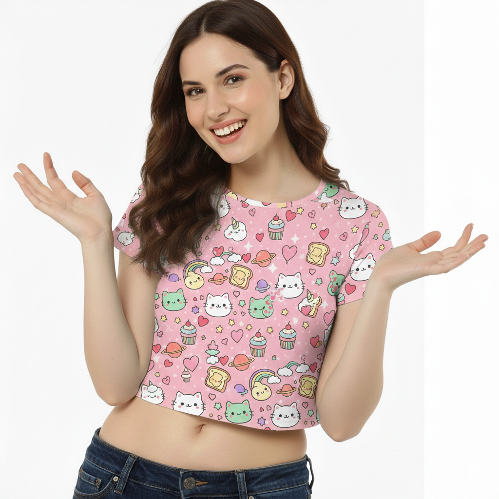 Sweetheart Sprinkles - Crop Top
