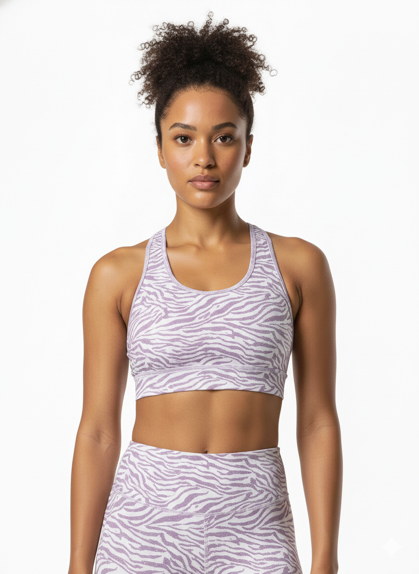 Lavender Lynx - Sports Bra
