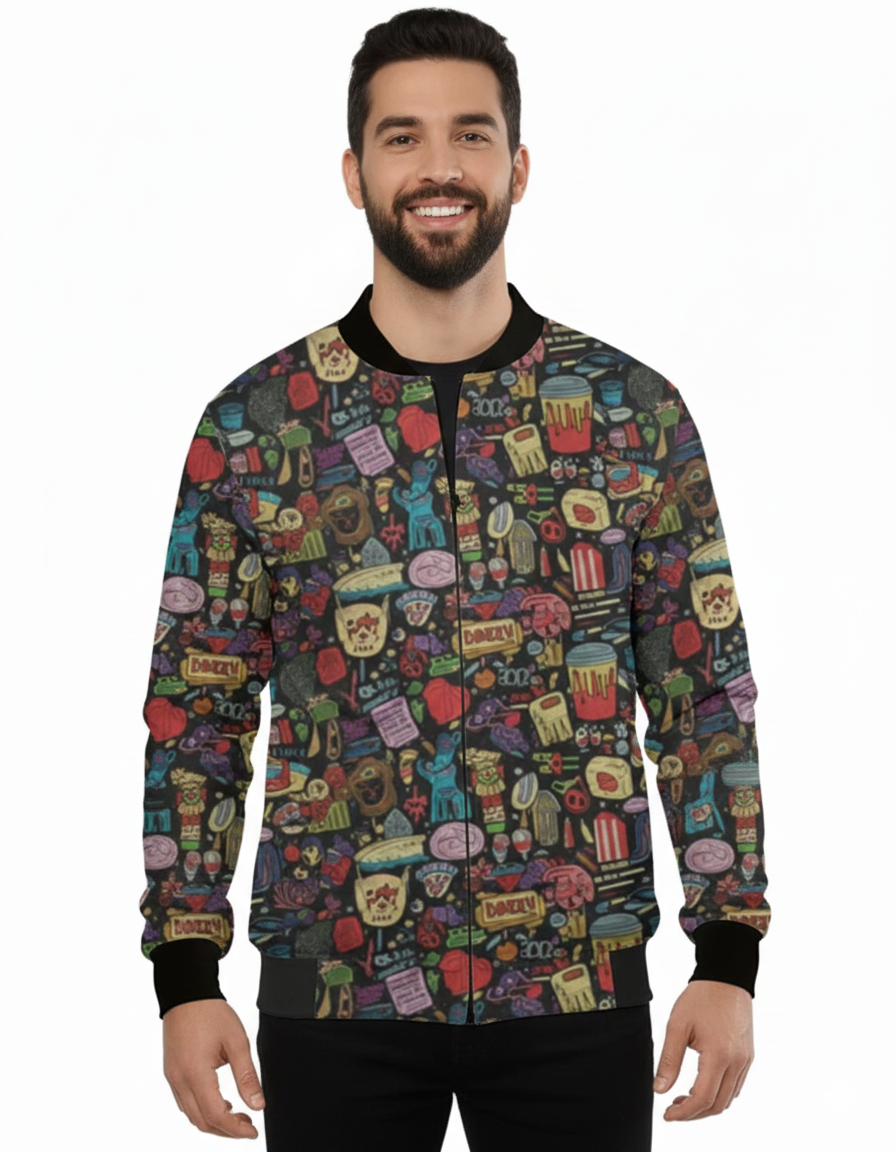 Astro Doodles - Bomber Jacket