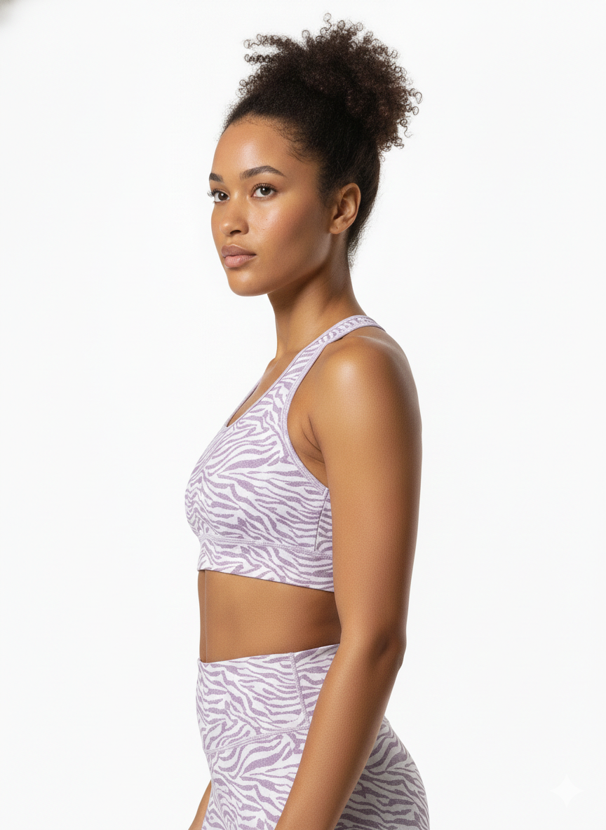 Lavender Lynx - Sports Bra