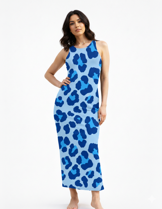 Sapphire Spotted - Bodycon Dress