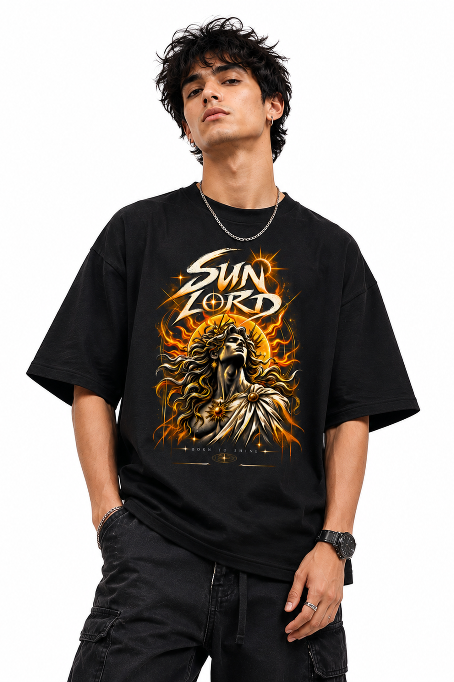 Sun Lord - Oversized Tee | KrookedVibe