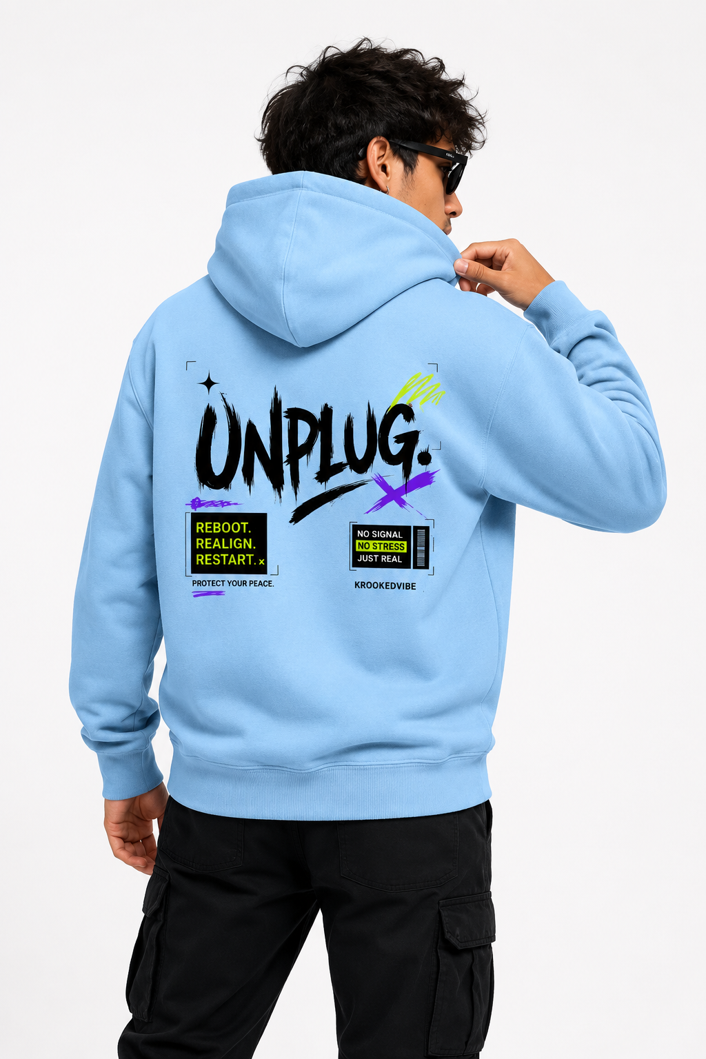Unplug - Hoodie | KrookdVibe