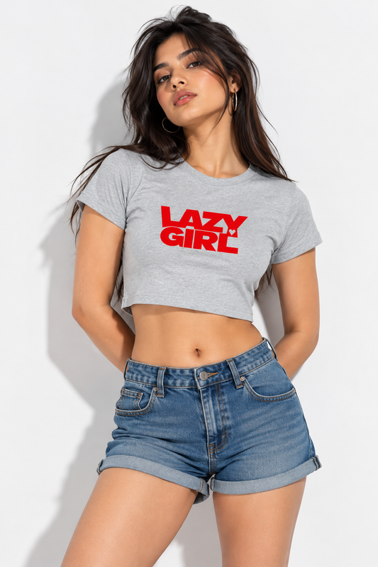Lazy Girl - Crop Top | KrookedVibe