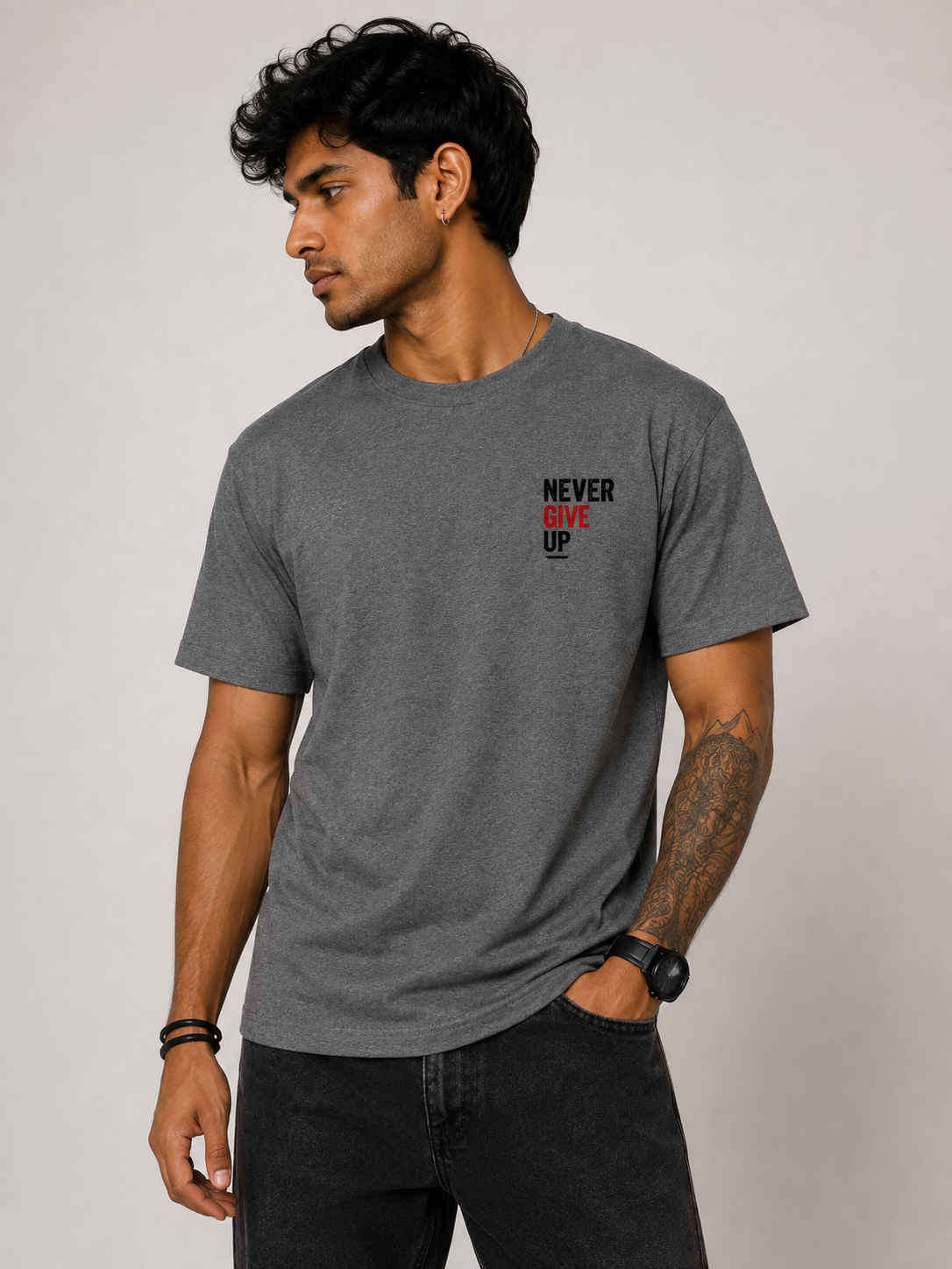 Never Give Up -  Tee | A tribute to the greatest mountaineer
