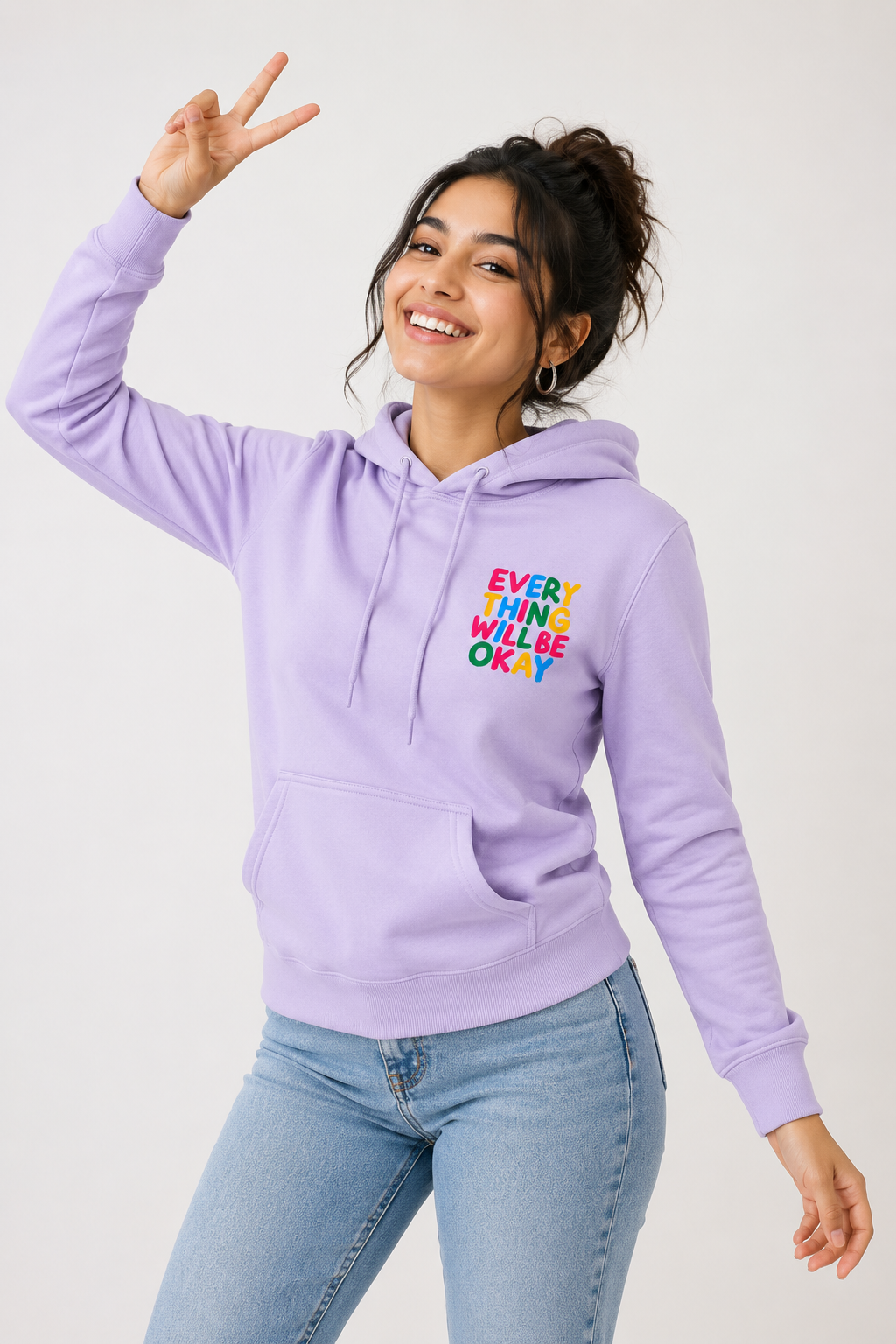 Will be Okay - Hoodie for her (Backprint)