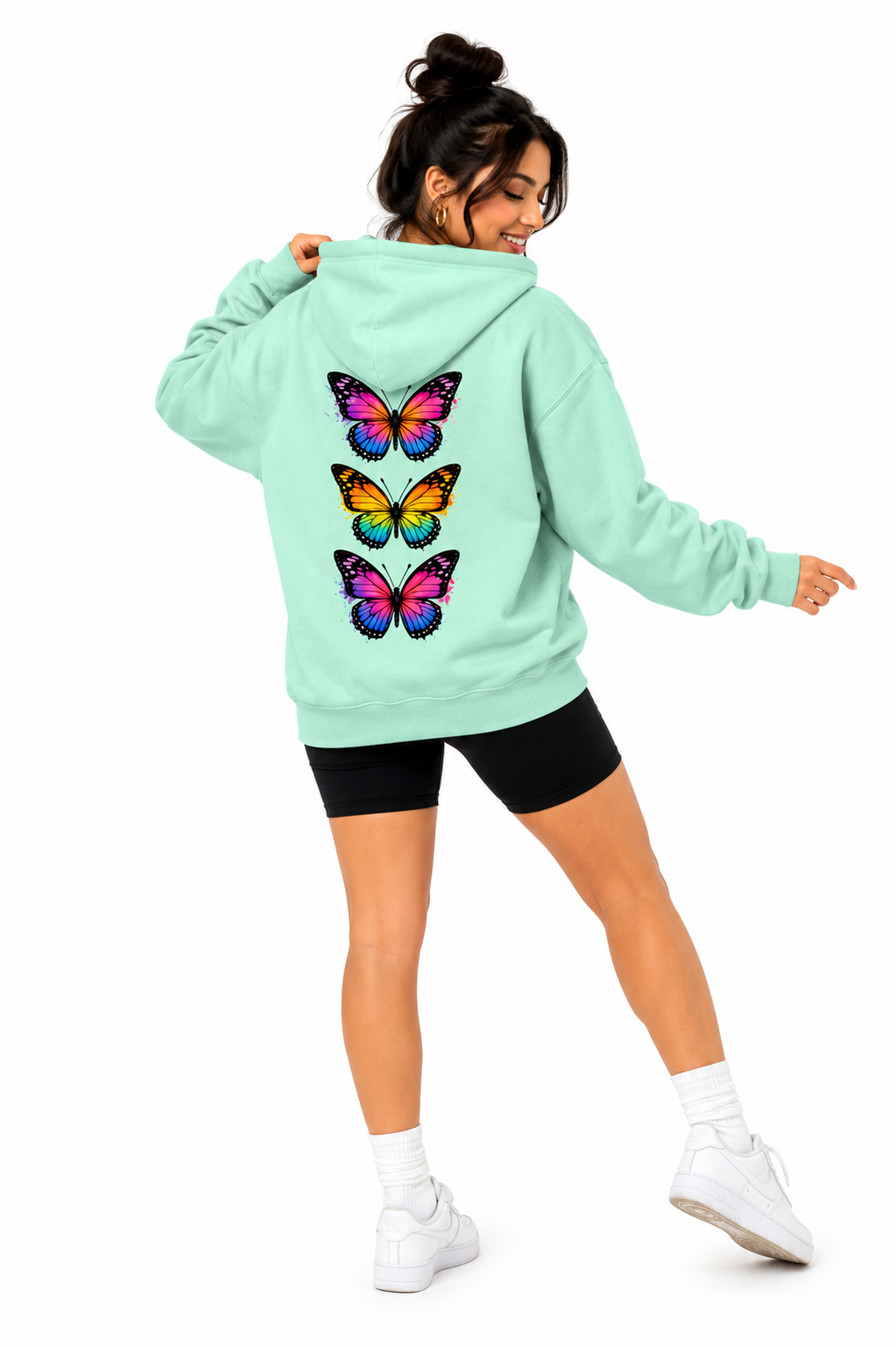 Aurora Wings - Hoodie for her (Backprint)