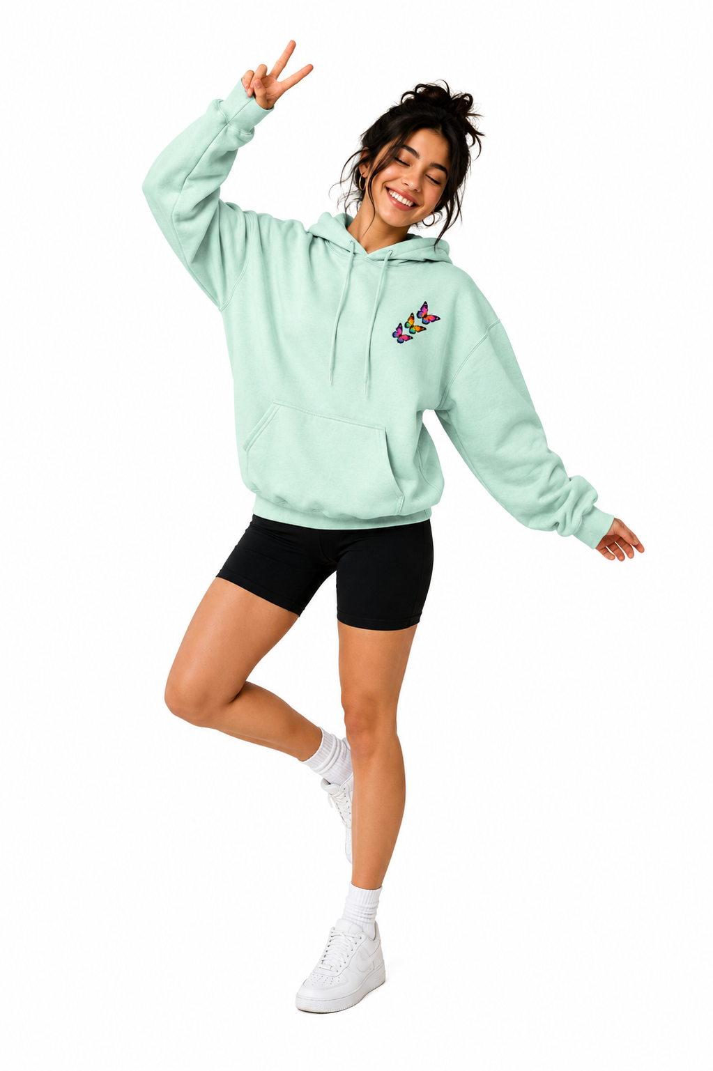 Aurora Wings - Hoodie for her (Backprint)