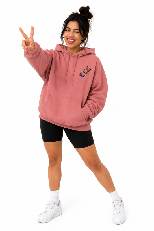 Aurora Wings - Hoodie for her (Backprint)