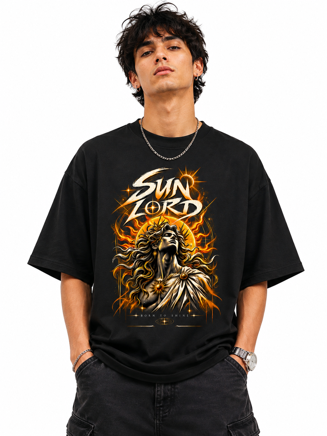 Sun Lord - Oversized Tee | KrookedVibe