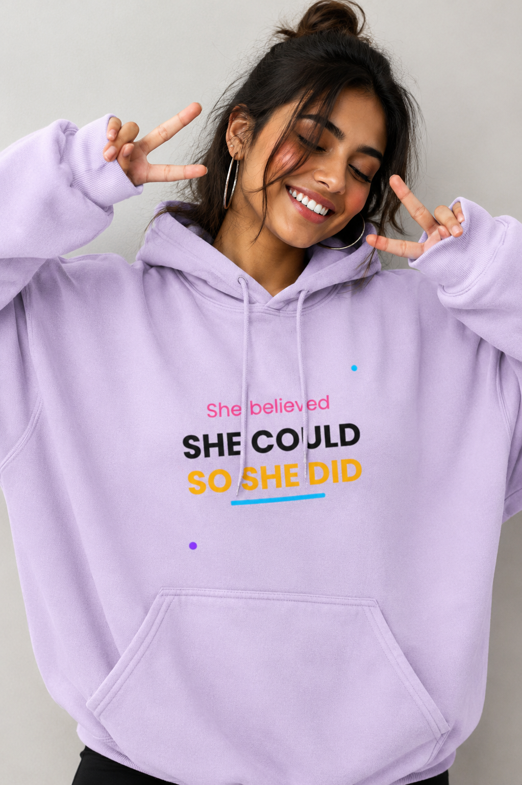 She Believed - Hoodie for her