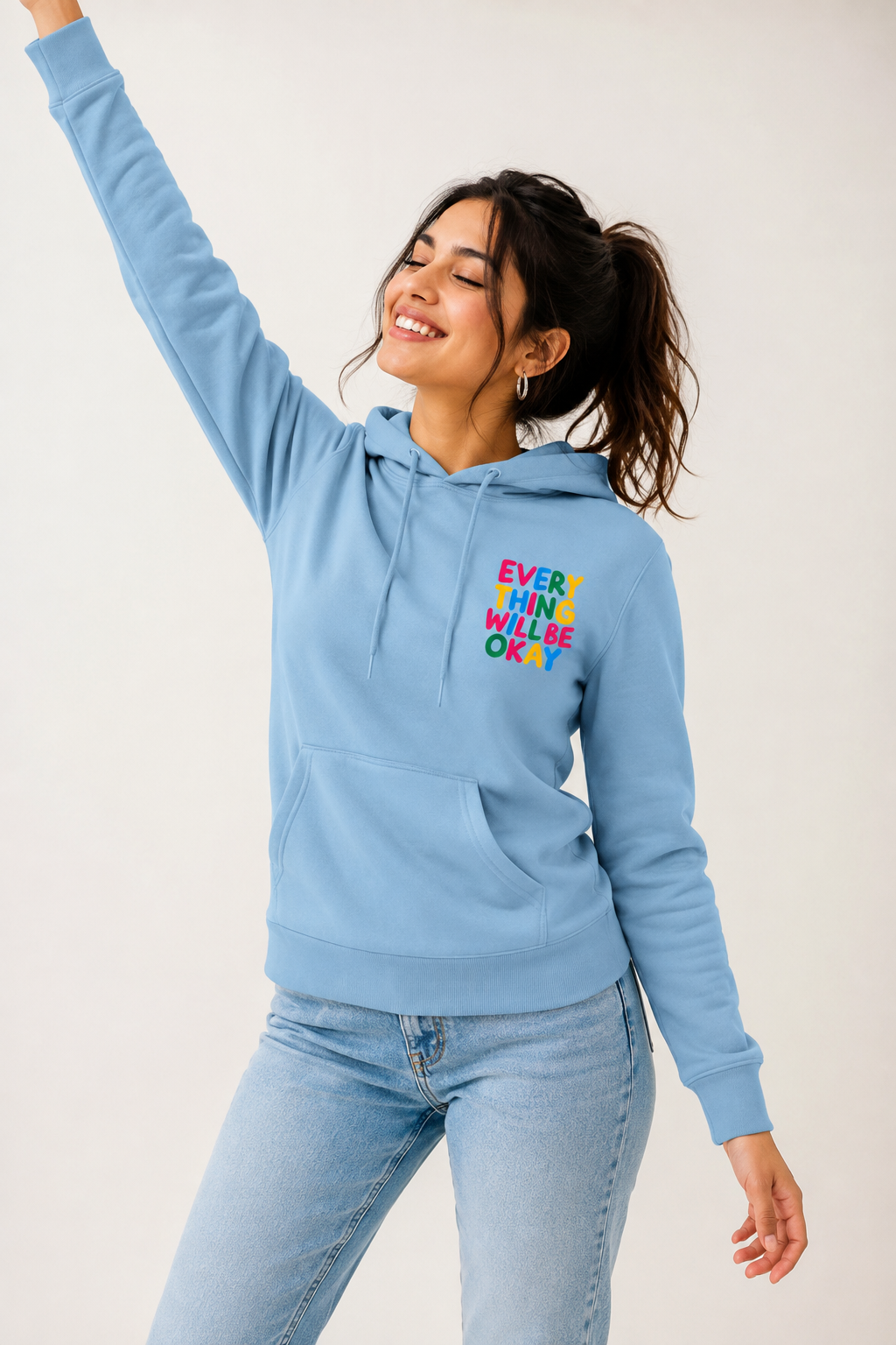 Will be Okay - Hoodie for her (Backprint)