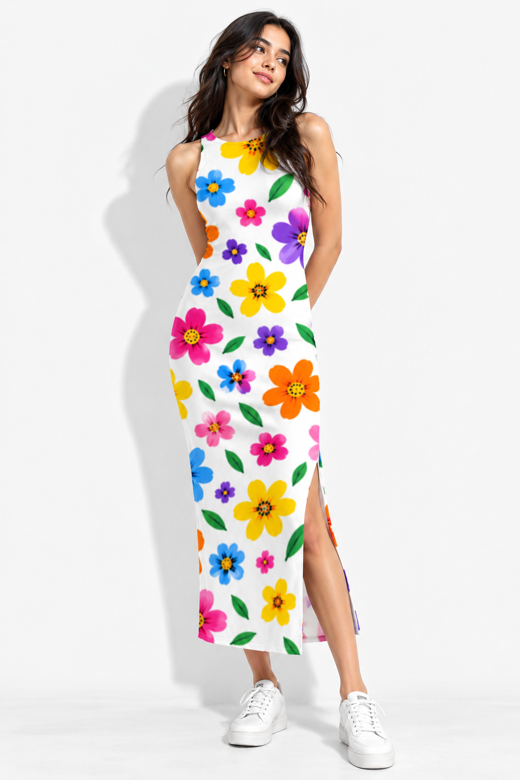Bloom Riot - Bodycon Dress | KrookedVibe