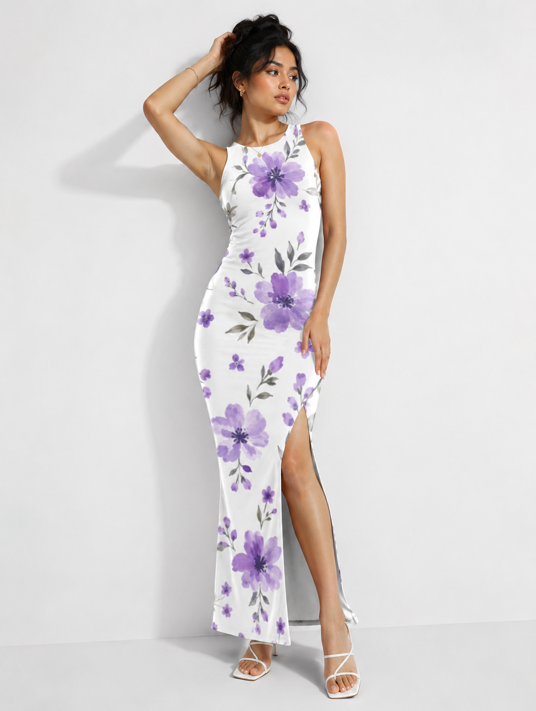 Petal Poetry – Bodycon Dress | KrookedVibe