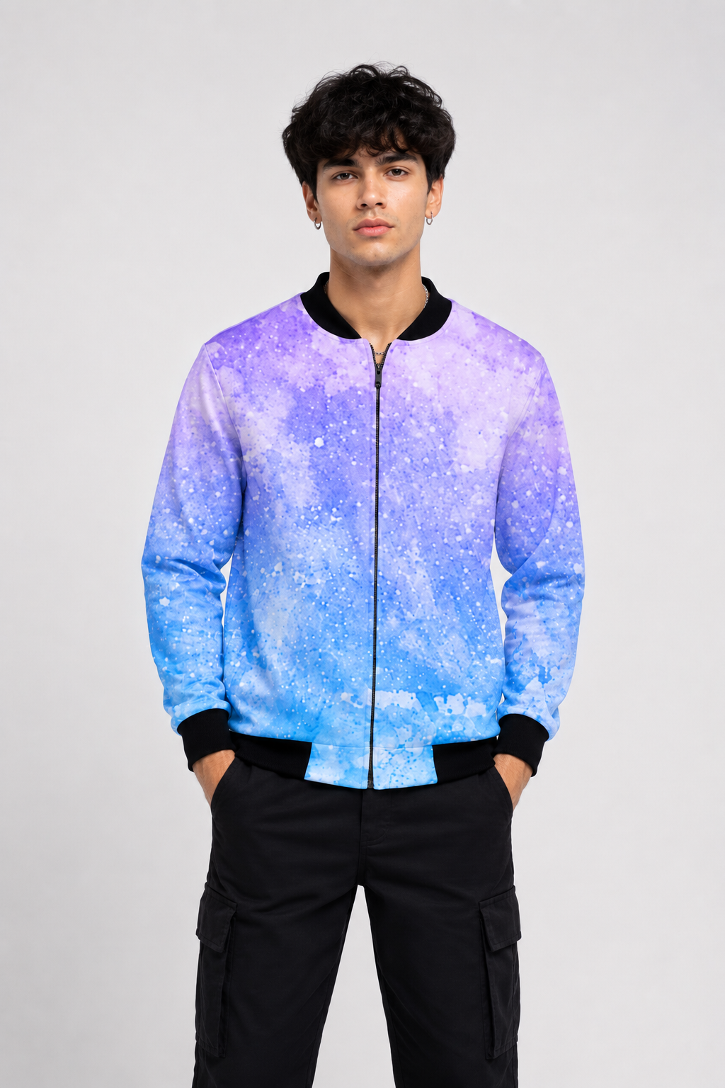 Pink Aqua - Bomber Jacket