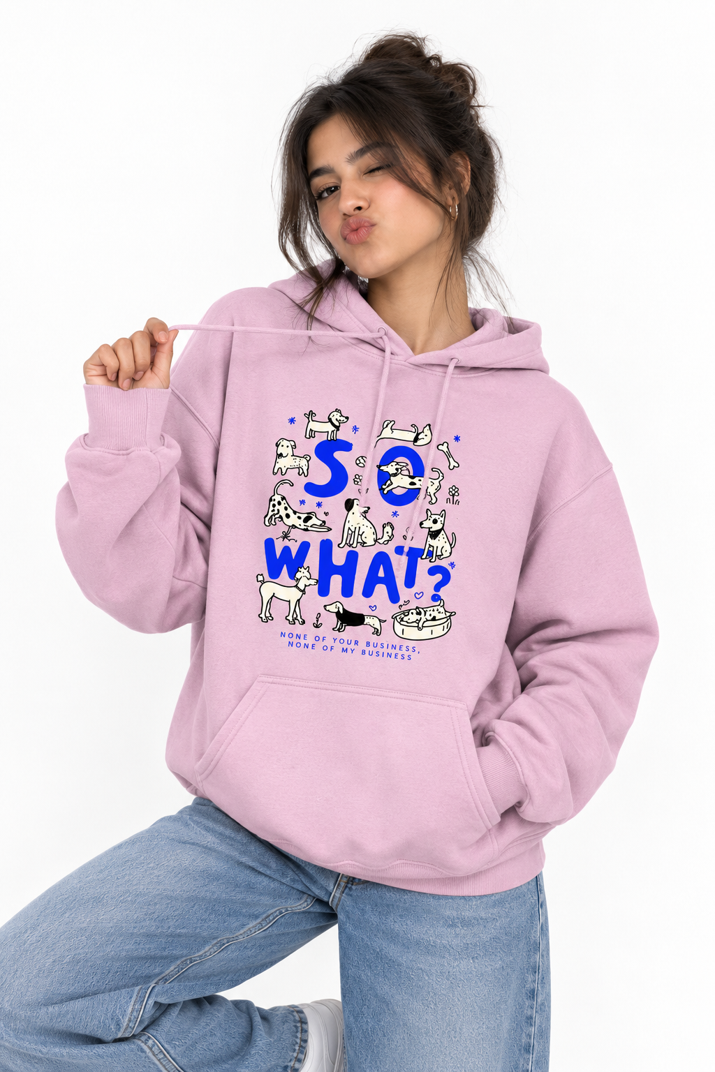 So What? - Hoodie for her