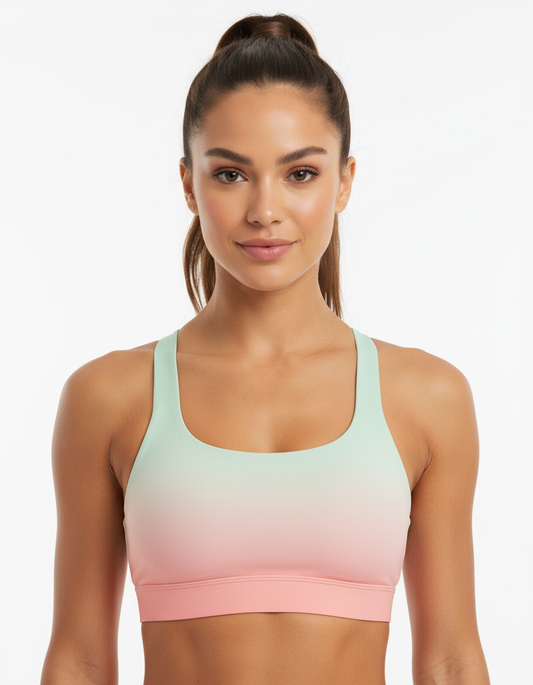 Pastel Radiance - Sports Bra