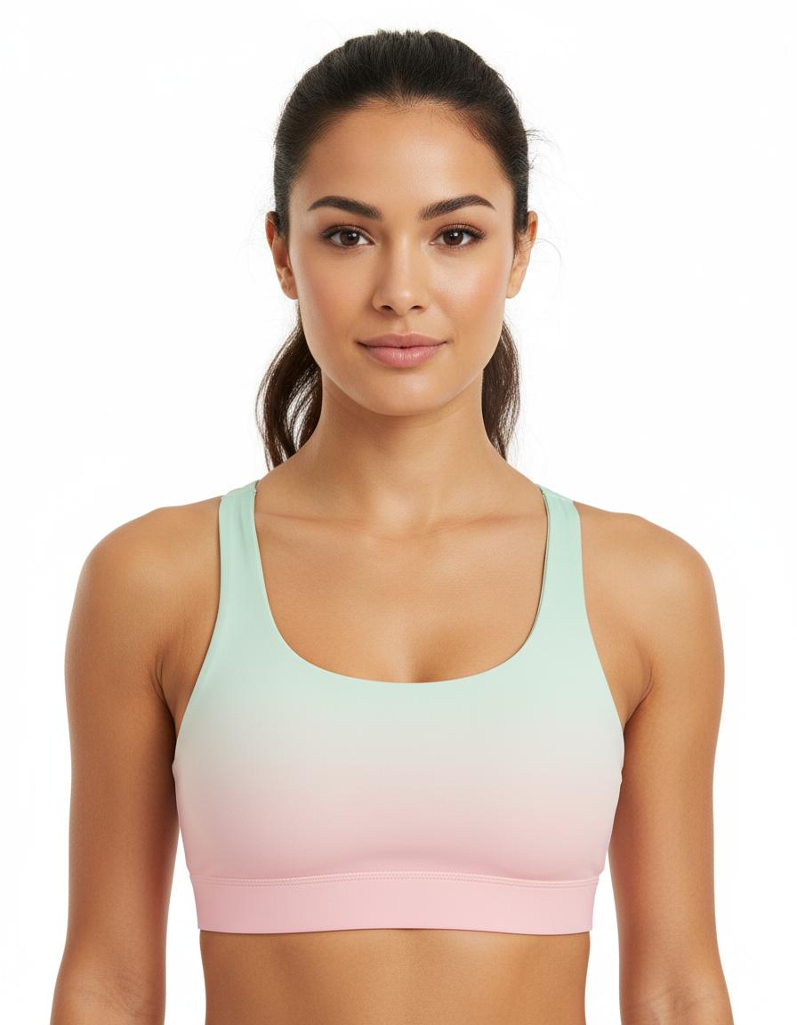 Pastel Radiance - Sports Bra