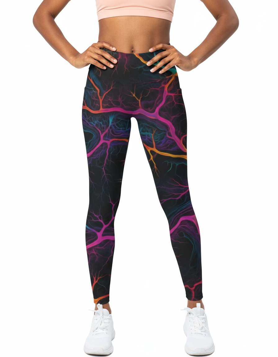 Lightining Roots - Gym Leggings