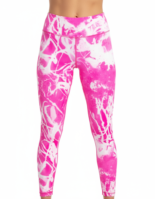 Pink Splash - Gym Leggings
