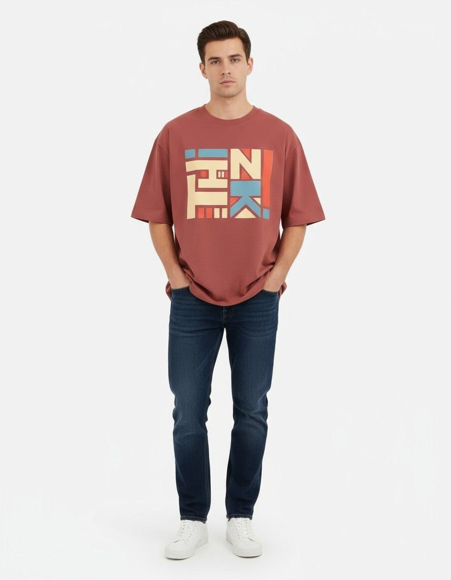 Think - Oversized Tee